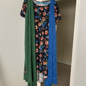 LuLaRoe 2 Joy Vests! (Carly dress NOT included)